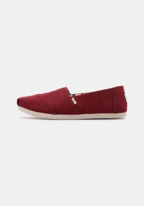 10015766 WM Heritage Canvas dark red Pantoffeln Selber Machen