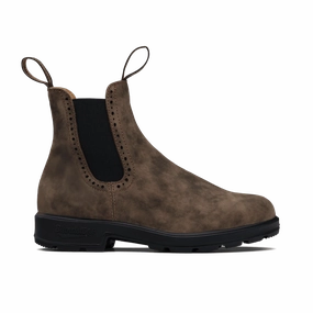 #1351 high top womens boots Metallic Chelsea Boots