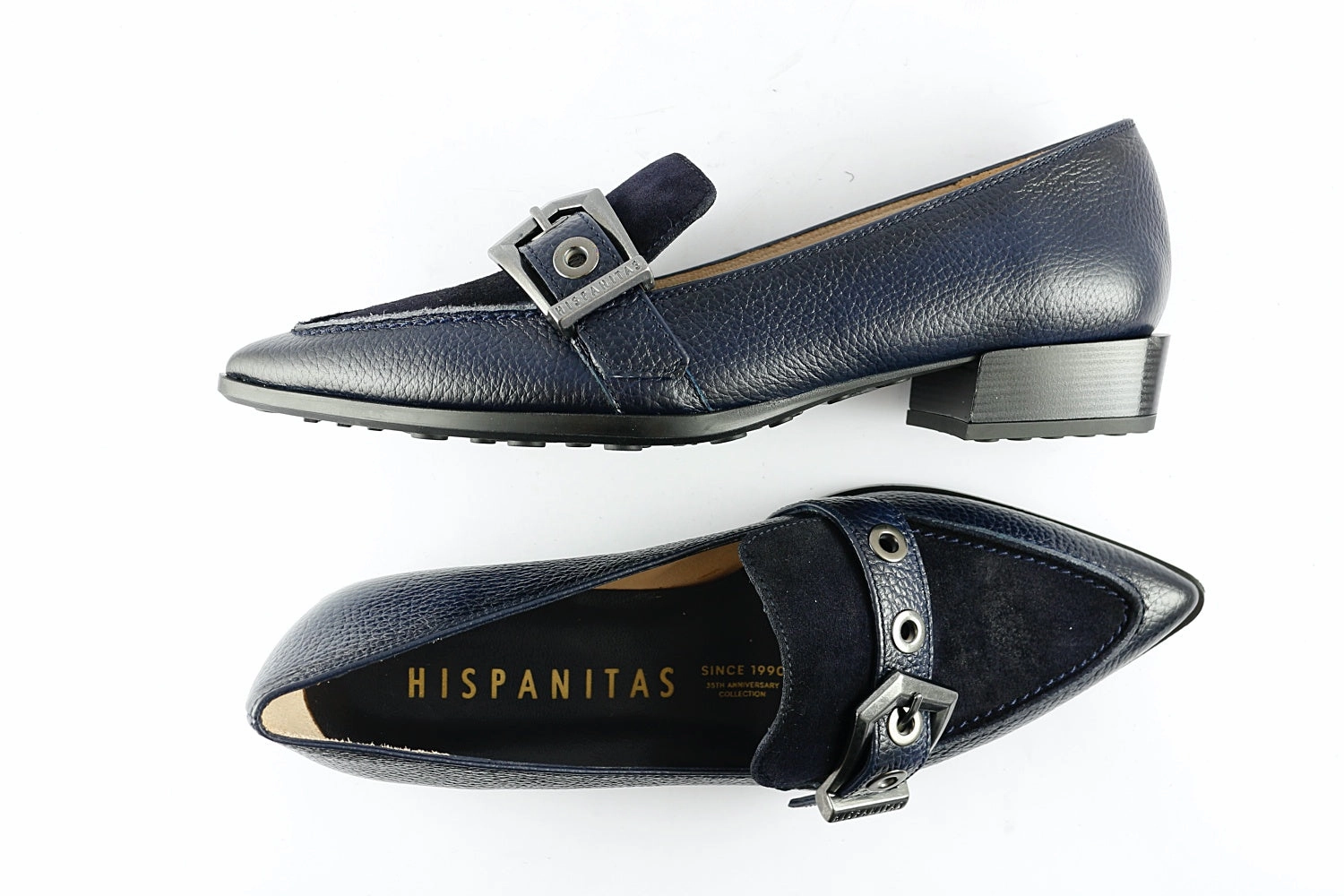 Elevator Shoes Loafers 'Almeria' in Midnight