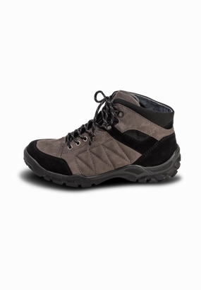 bequeme Trekkingstiefelette Nubukleder Knöchelschmerzen Wanderschuhe