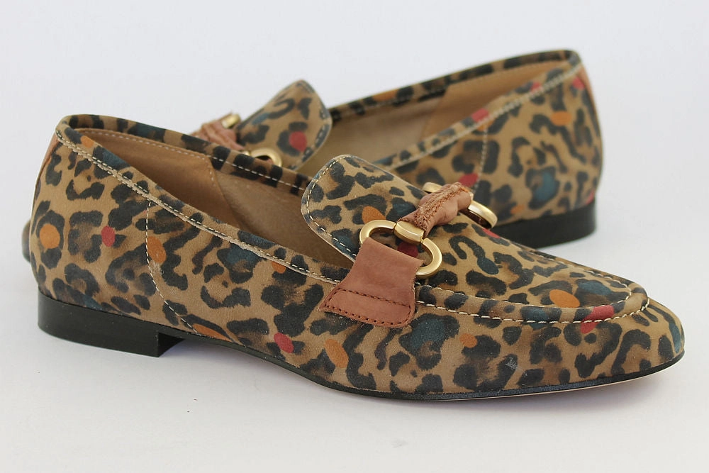 Loafers Dame 'Cara' in Animal Print