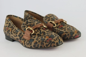 'Cara' in Animal Print Laced Loafers