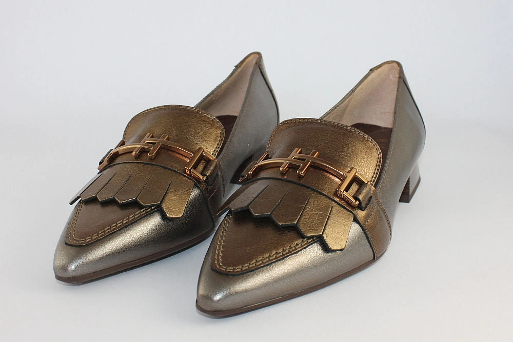 Penny Loafers In Style 'Dali-Gold' in Bronze