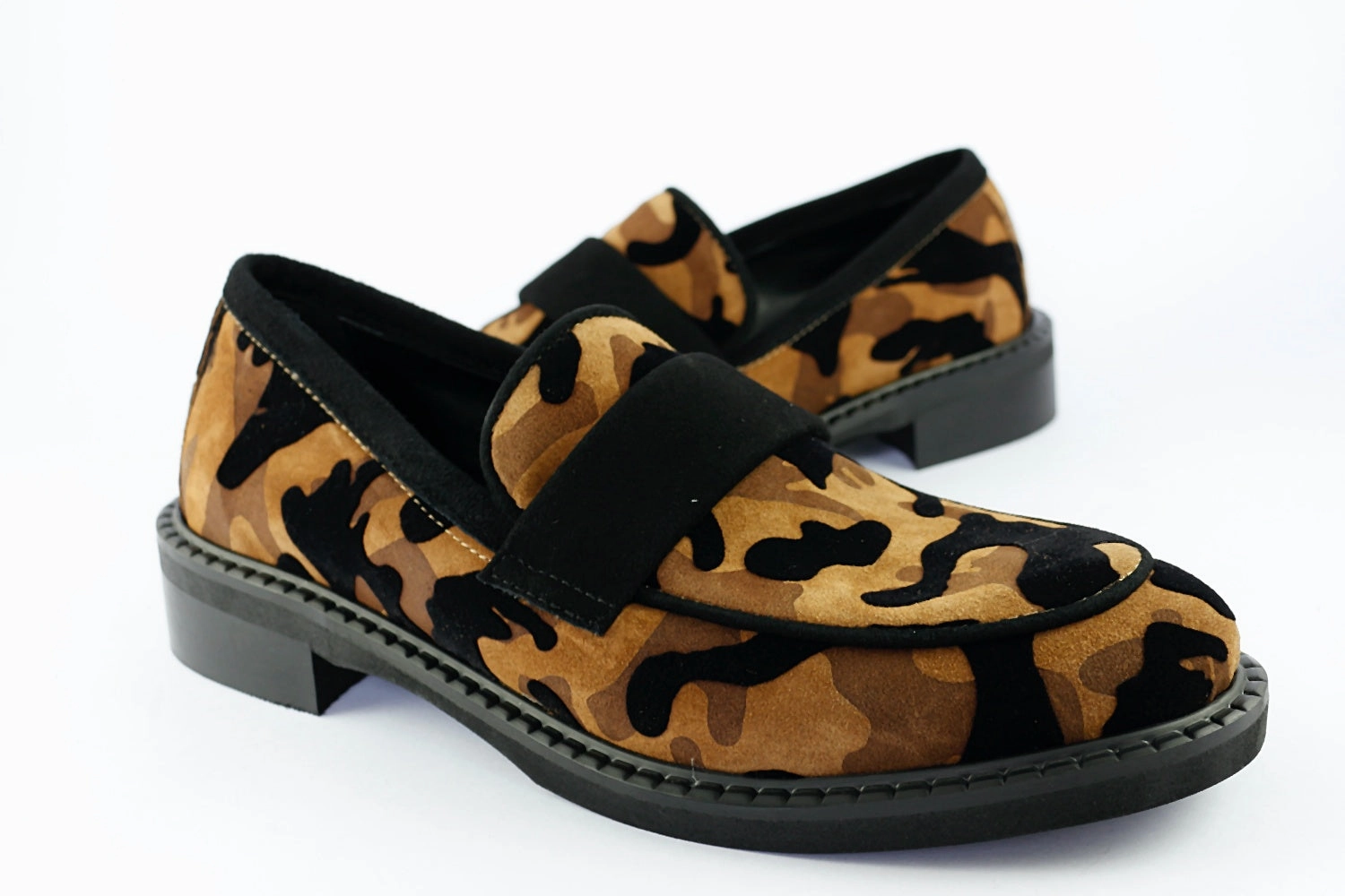 Punk Loafers 'Elisabetta' in Camouflage
