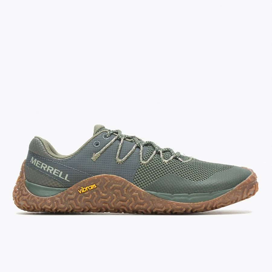 Merrell Trail Glove 7 Herren - pine/gum Wanderschuhe Gore-tex Test
