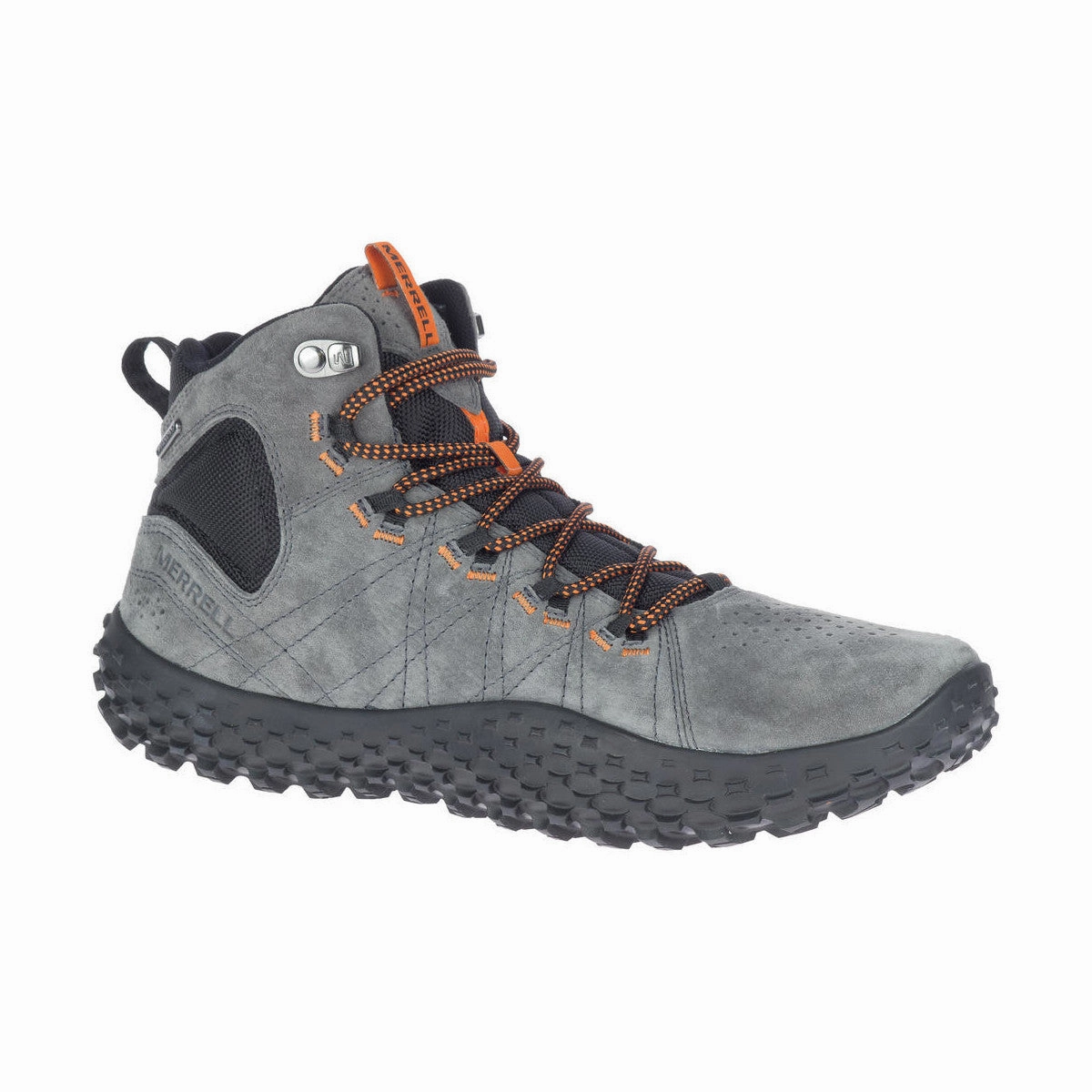Trekking Wanderschuhe Test Merrell Wrapt Mid Waterproof Herren - granite