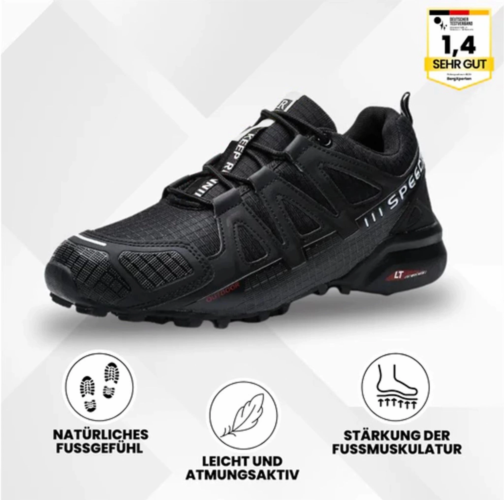 Trend Wanderschuhe OrthoTrekking IV - ergonomische schmerzlindernde Trekking u.- Wanderschuhe (2025)