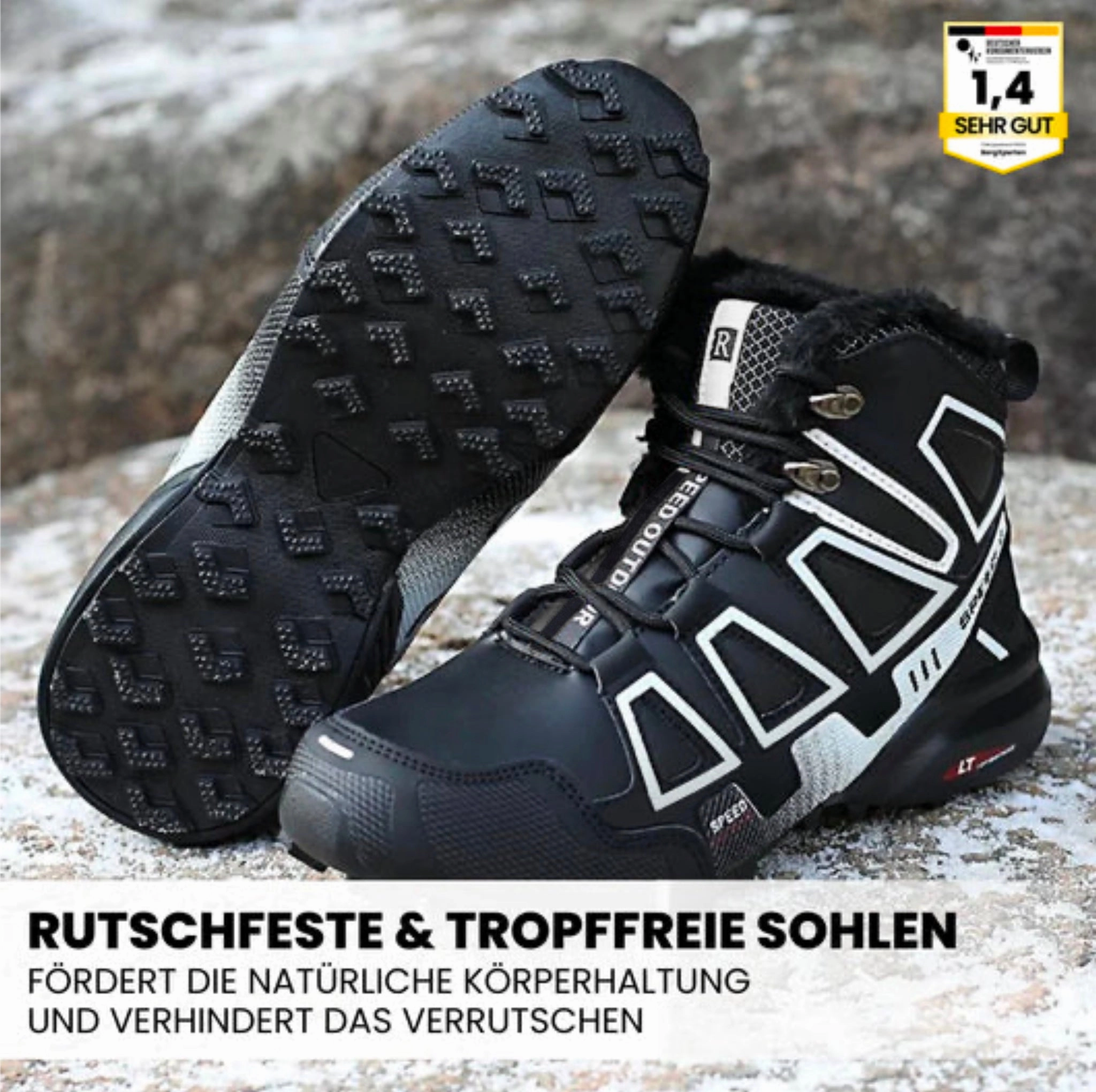 OrthoTrekking Pro - ergonomische schmerzlindernde Trekking u.-Wanderschuhe Ski Für Wandersch