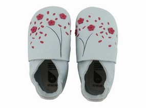  Silver Cherry Blossom von Bobux  Lederschuhe Wasser Warzen Entfernen