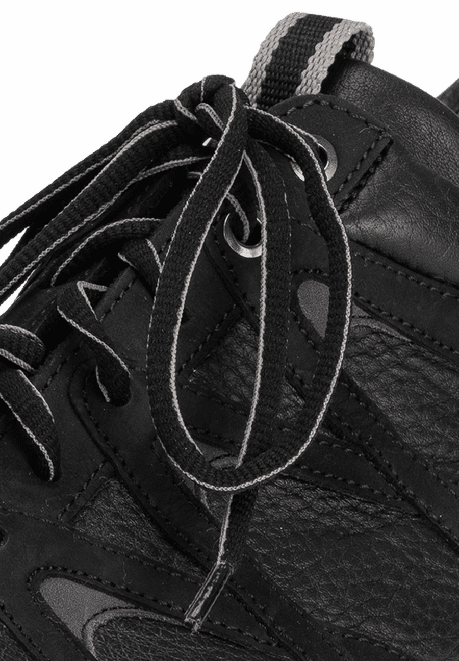 Wandern Wanderschuhe sportiver Trekkingschnrer Kalbsleder