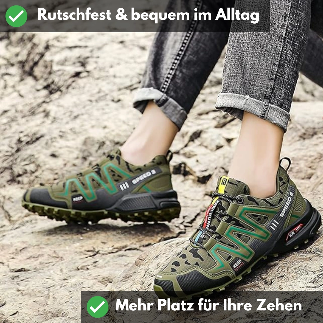 Wanderschuh fr Damen & Herren  TerraGrip | Bequeme Lauf- & Trekkingschuhe Wanderschuhe Einlagen Geeignet