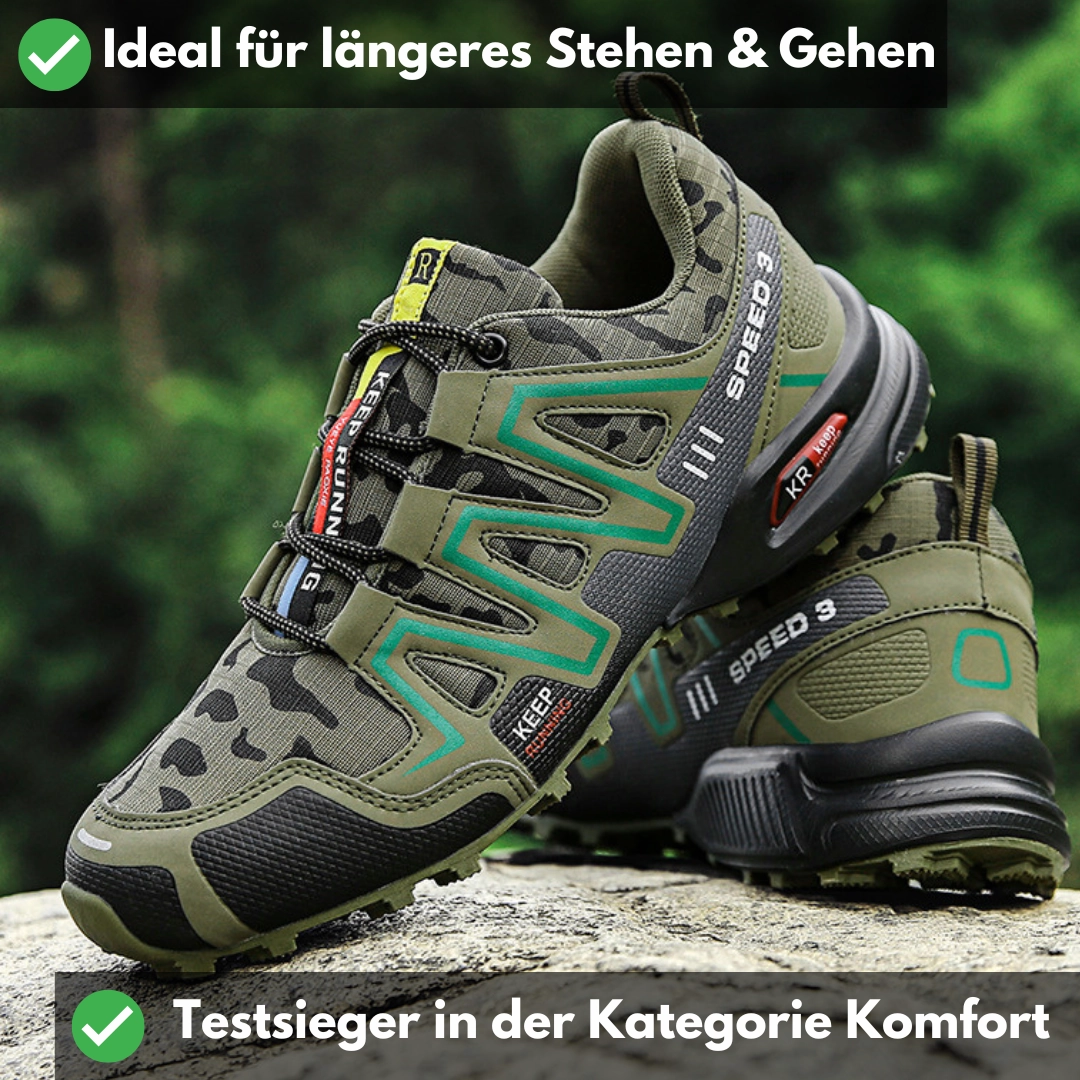 Wanderschuh fr Damen & Herren  TerraGrip | Bequeme Lauf- & Trekkingschuhe Leichte Leder Wanderschuhe