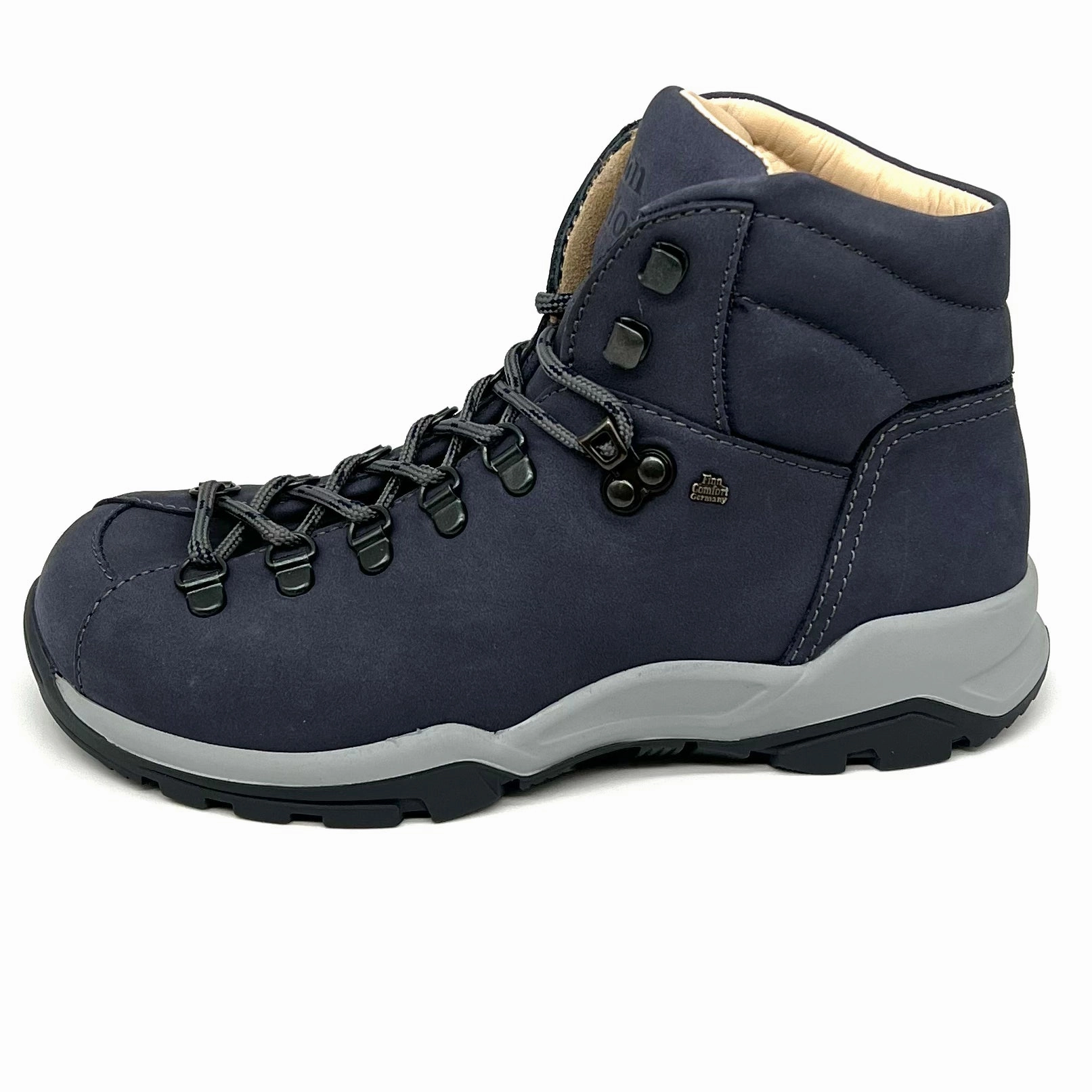 Wanderschuhe Auf Rechnung Bestellen Wanderstiefel Schnrer Blau von Finn Comfort 17614