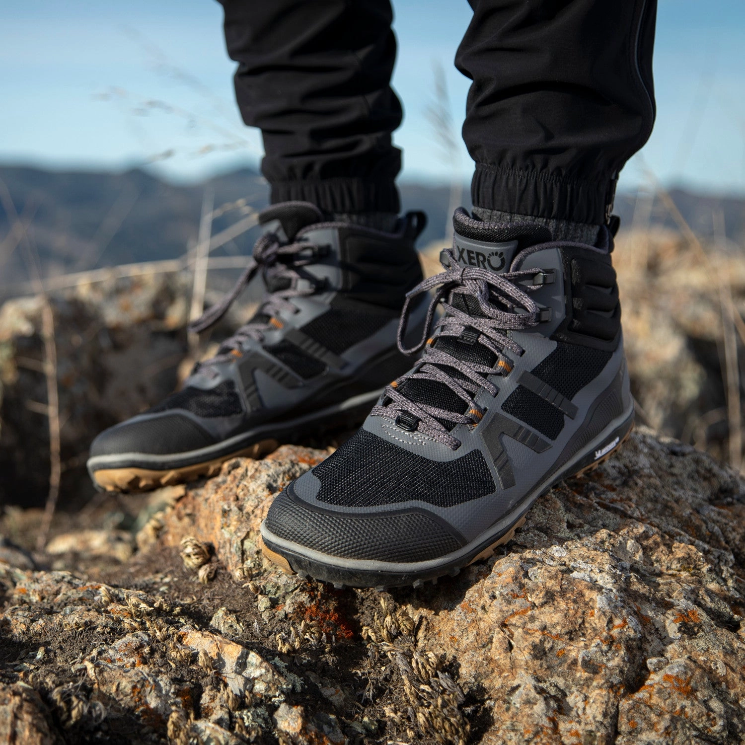 Xero Shoes Scrambler Mid II Herren - asphalt/black Warme Wanderschuhe