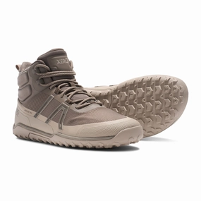Xero Shoes Scrambler Trail Mid Waterproof Men - morel/pure cashmere Trekking Wanderschuhe