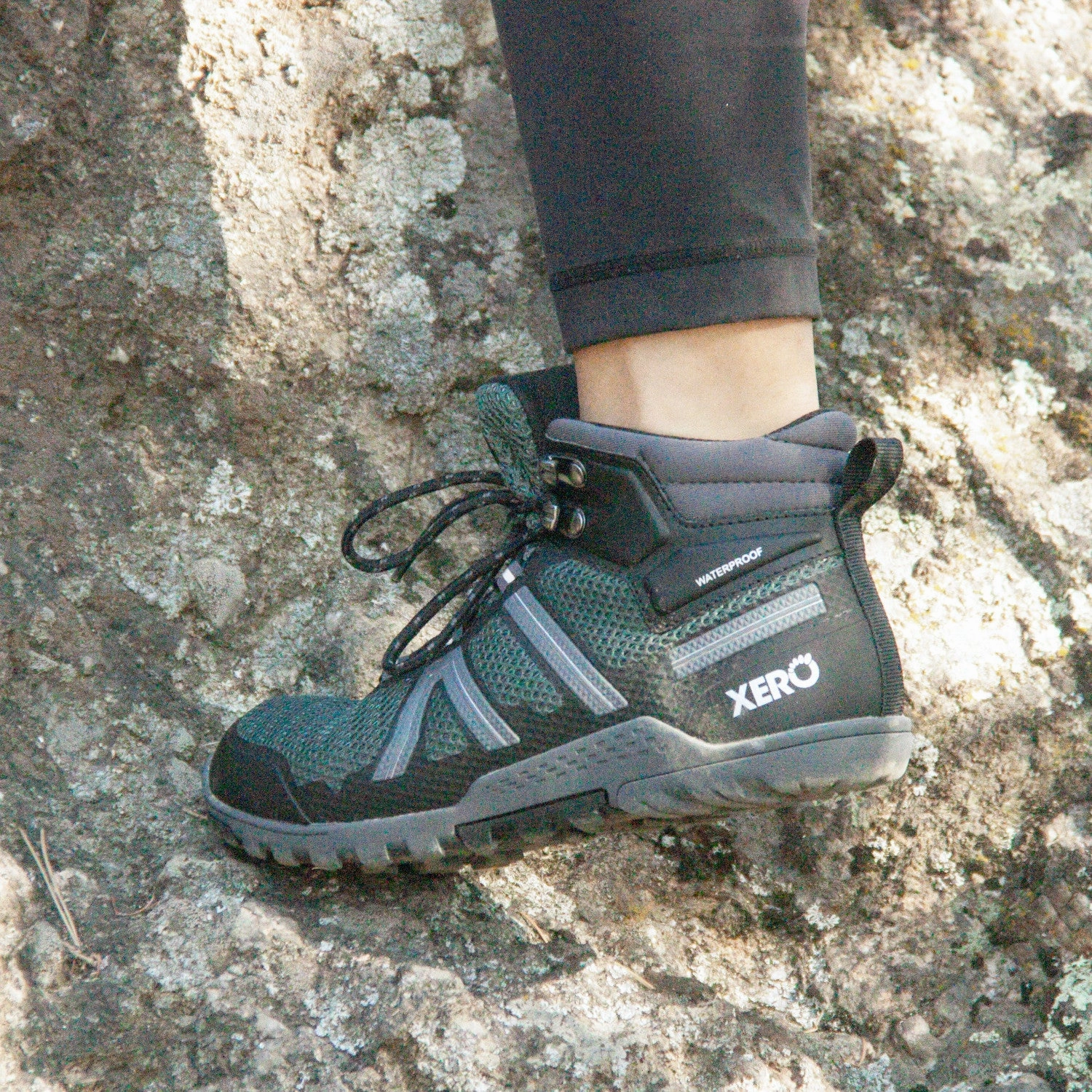 Wanderschuhe Schmal Xero Shoes Xcursion Fusion Damen - spruce (Restposten)