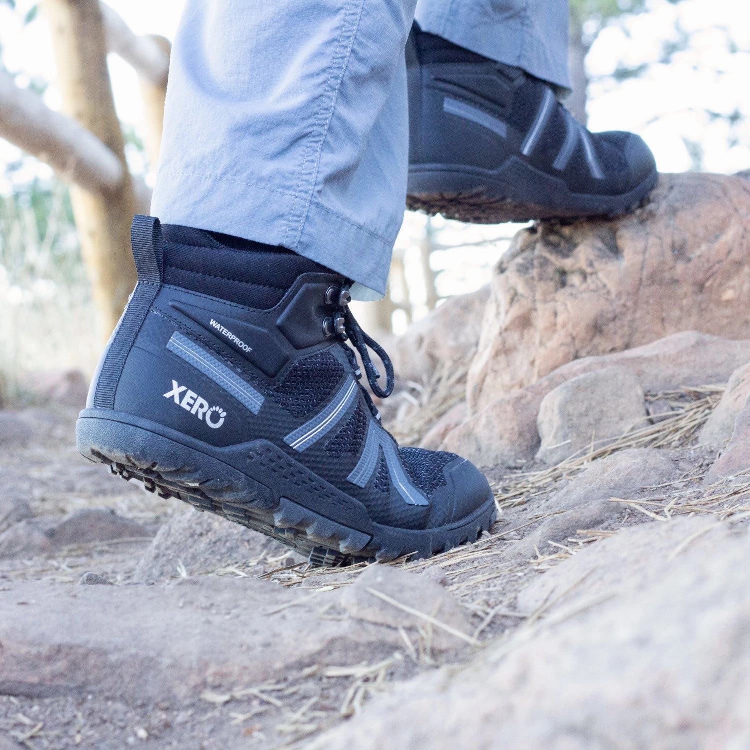 Xero Shoes Xcursion Fusion Herren - black titanium (Restposten) Wanderschuhe Wasserdicht Halbschuhe