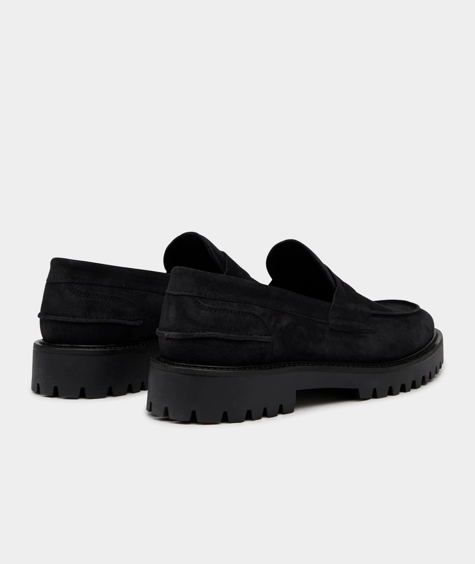 Aaron Penny Loafer - Black Suede Alternative To Loafers