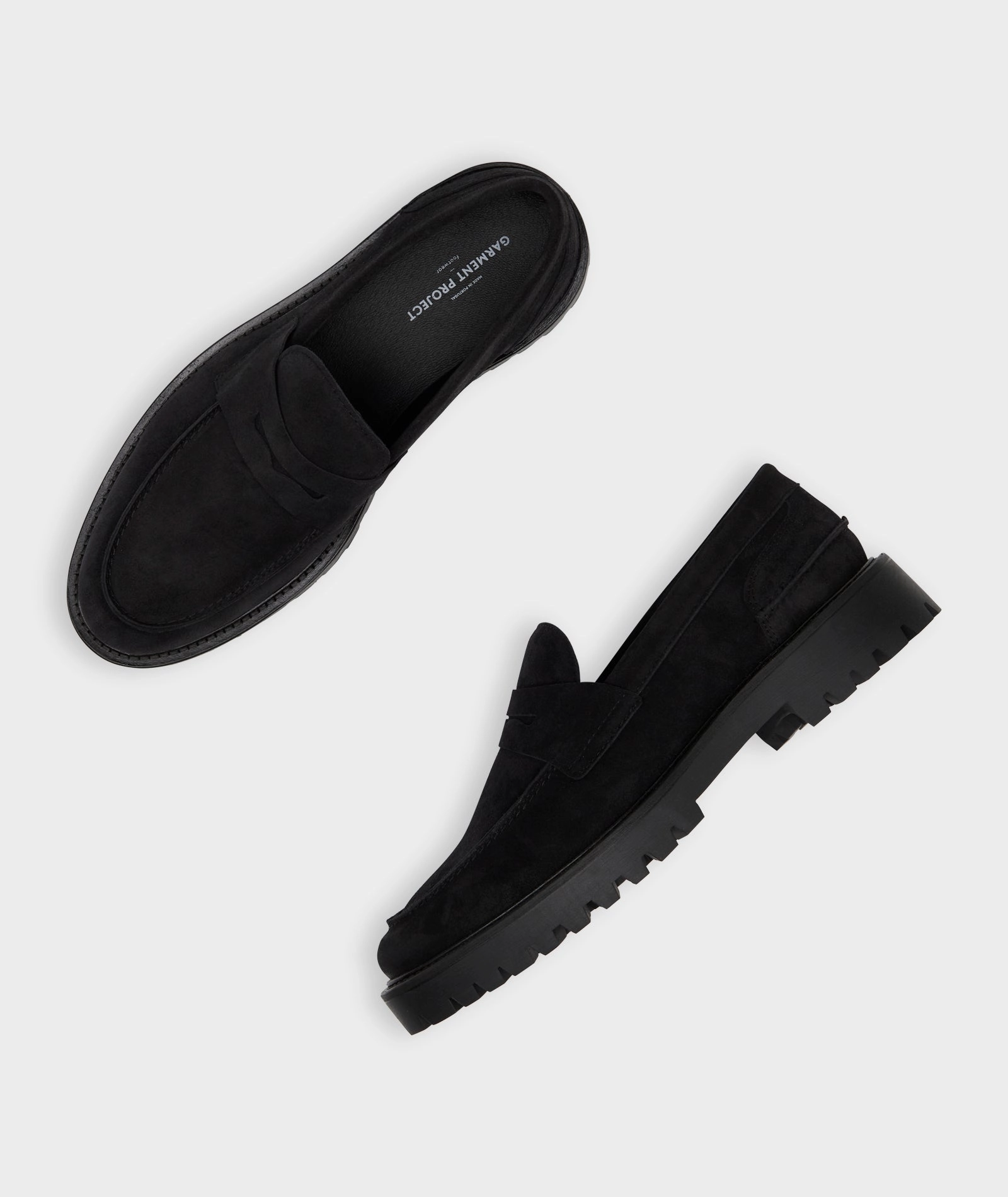 Water Resistant Loafers Aaron Penny Loafer - Black Suede