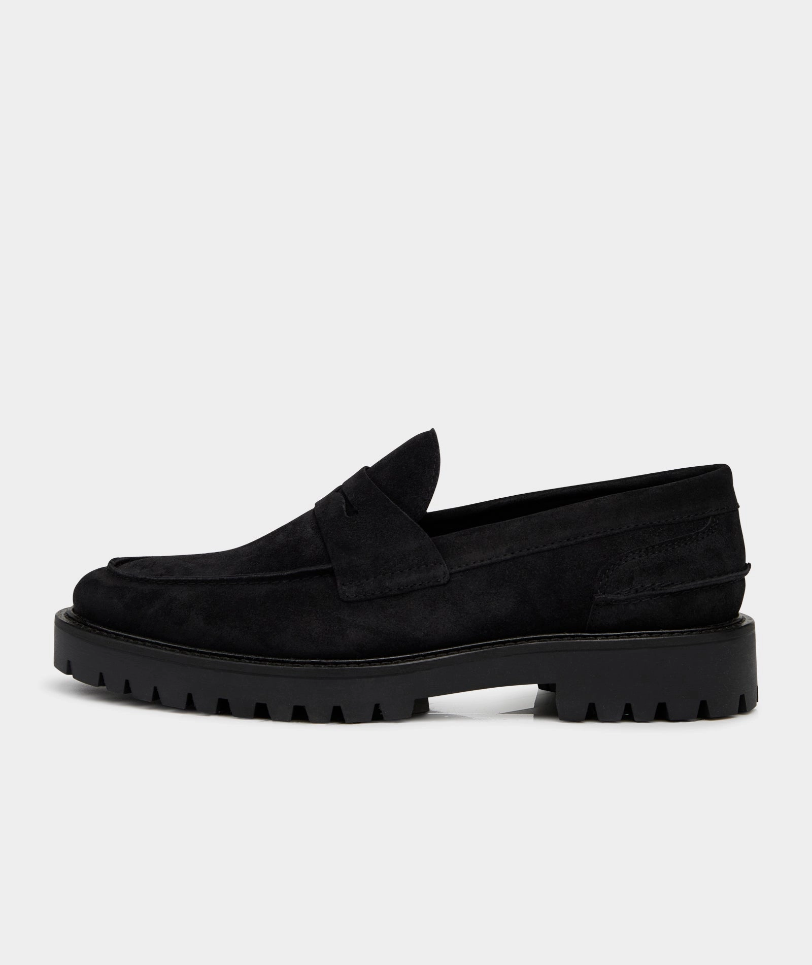 Mexican Loafers Aaron Penny Loafer - Black Suede