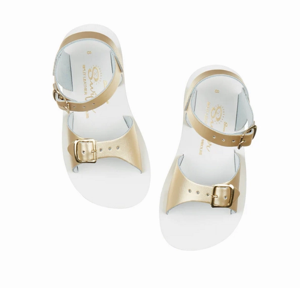 Sandalen Restposten Saltwatersandals Sandale Surfer Gold Kinder