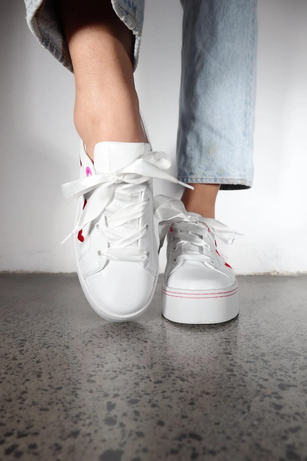 Ace of Hearts - Last Pairs Sneaker Mit Bastsohle