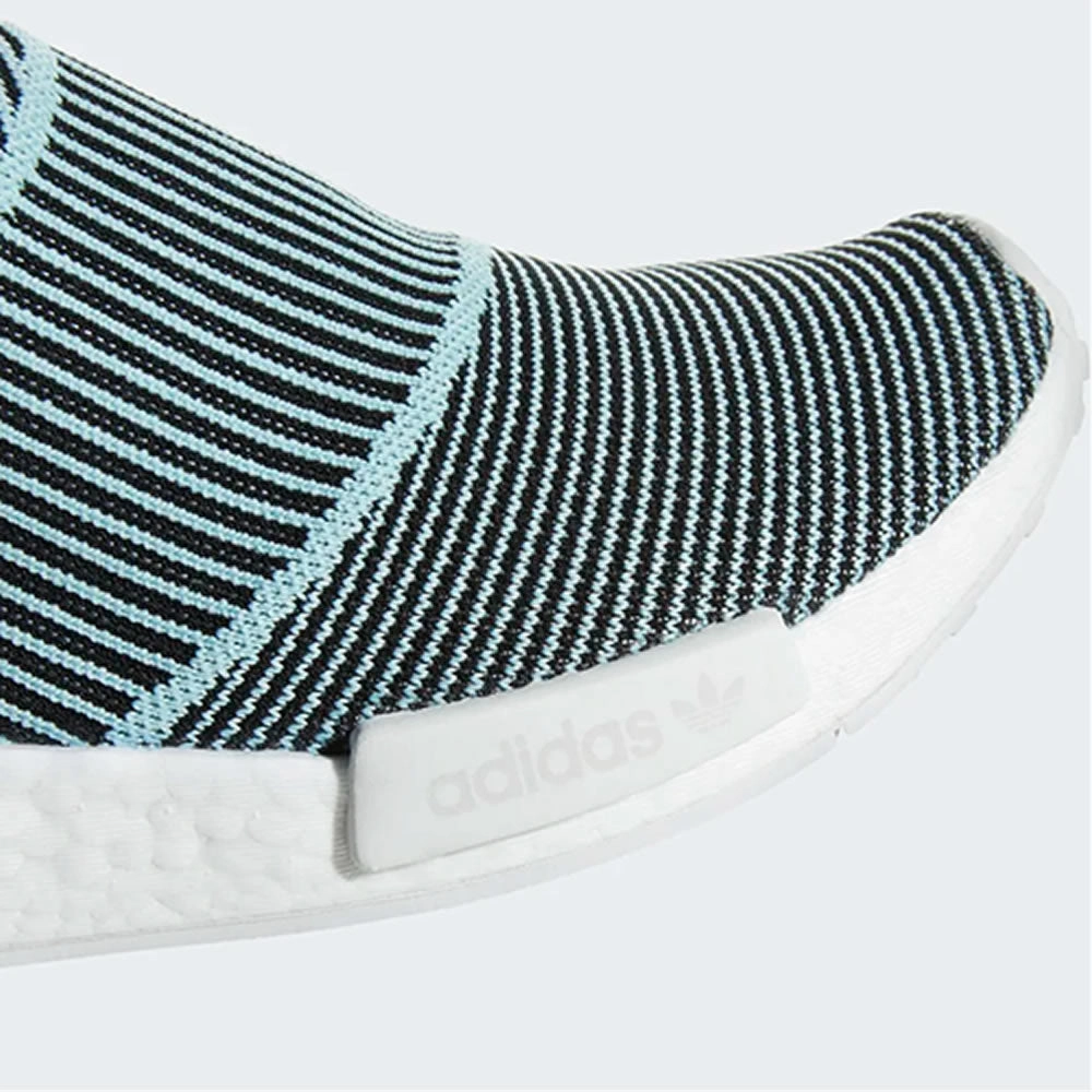 Adidas NMD CS1 Parley Primeknit Sneakers - Blau, Sockenschuhe Italienische Leder Sneaker