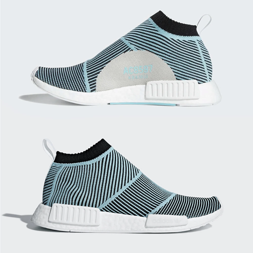 Adidas NMD CS1 Parley Primeknit Sneakers - Blau, Sockenschuhe Waterproof Sneaker