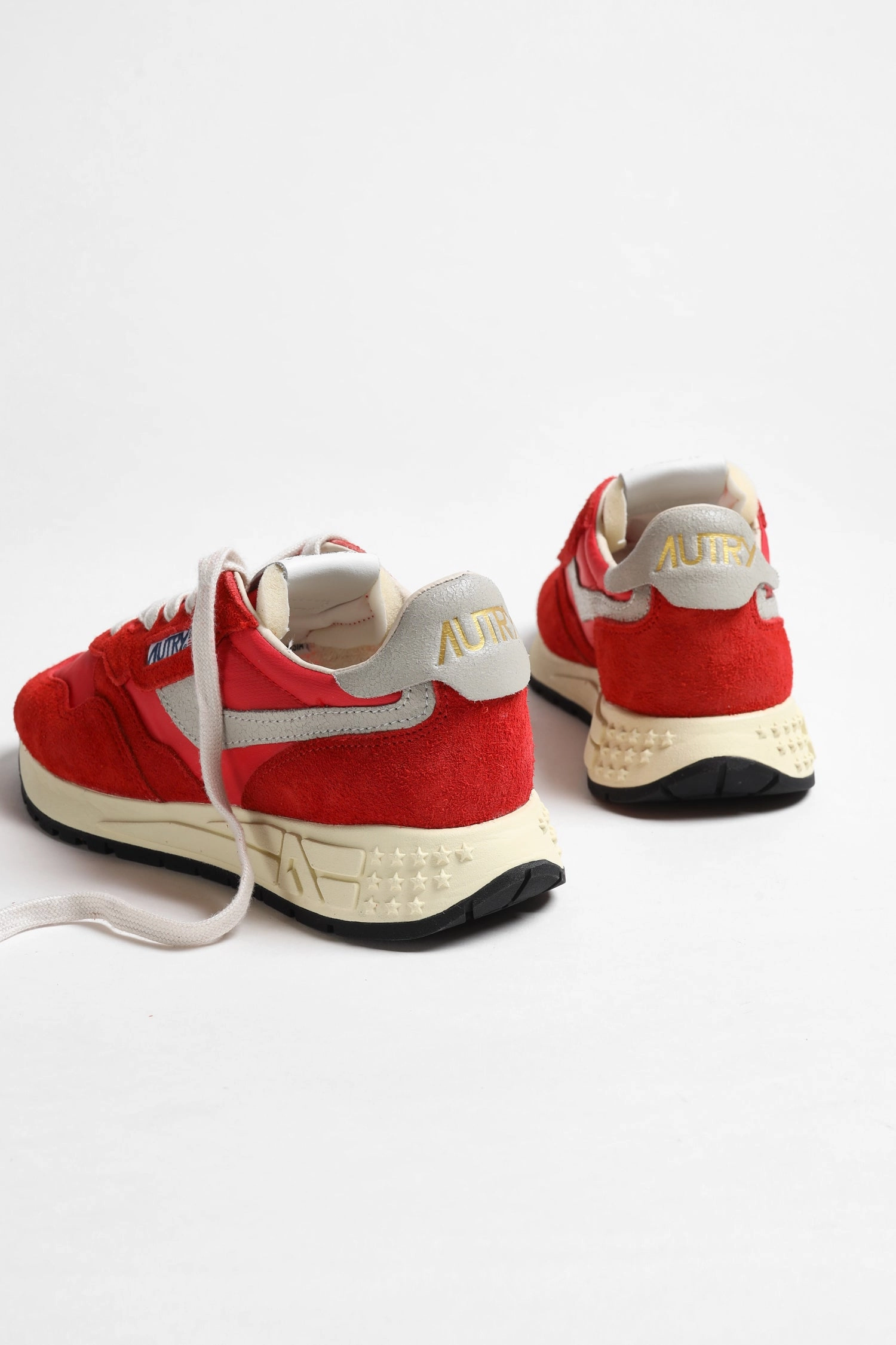 Sneaker Holographic Sneaker Reelwind in Wei/Rot