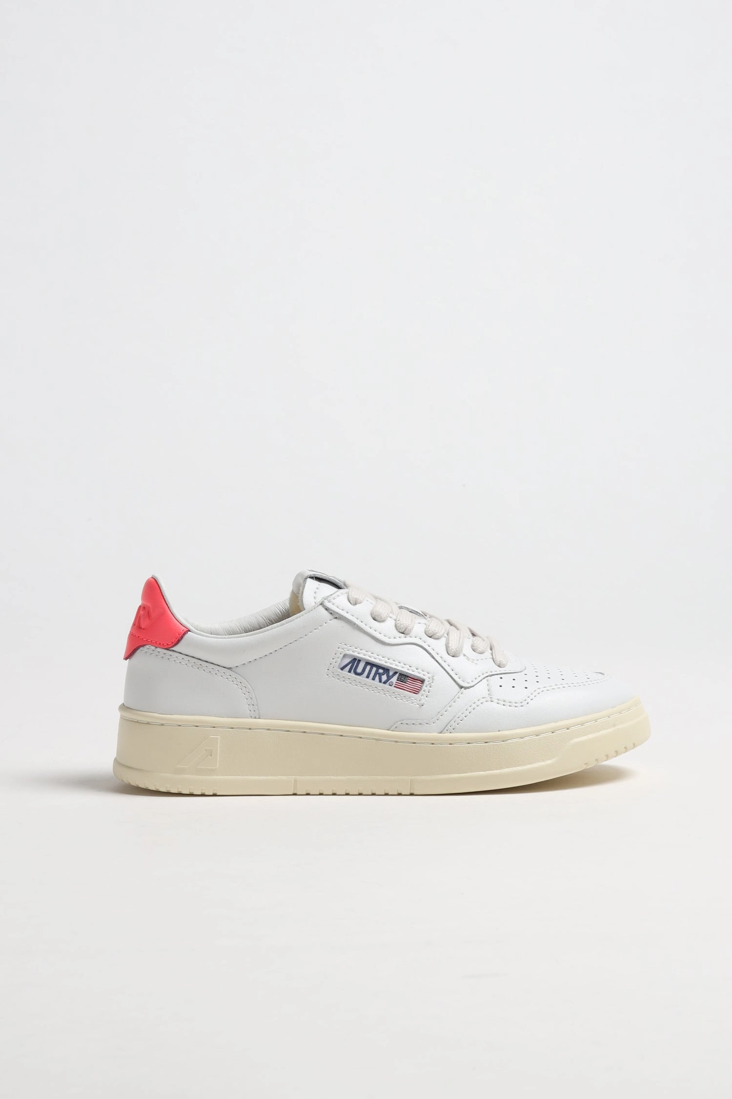 Sneaker Medalist Low in Wei/Coral Sneaker Milano
