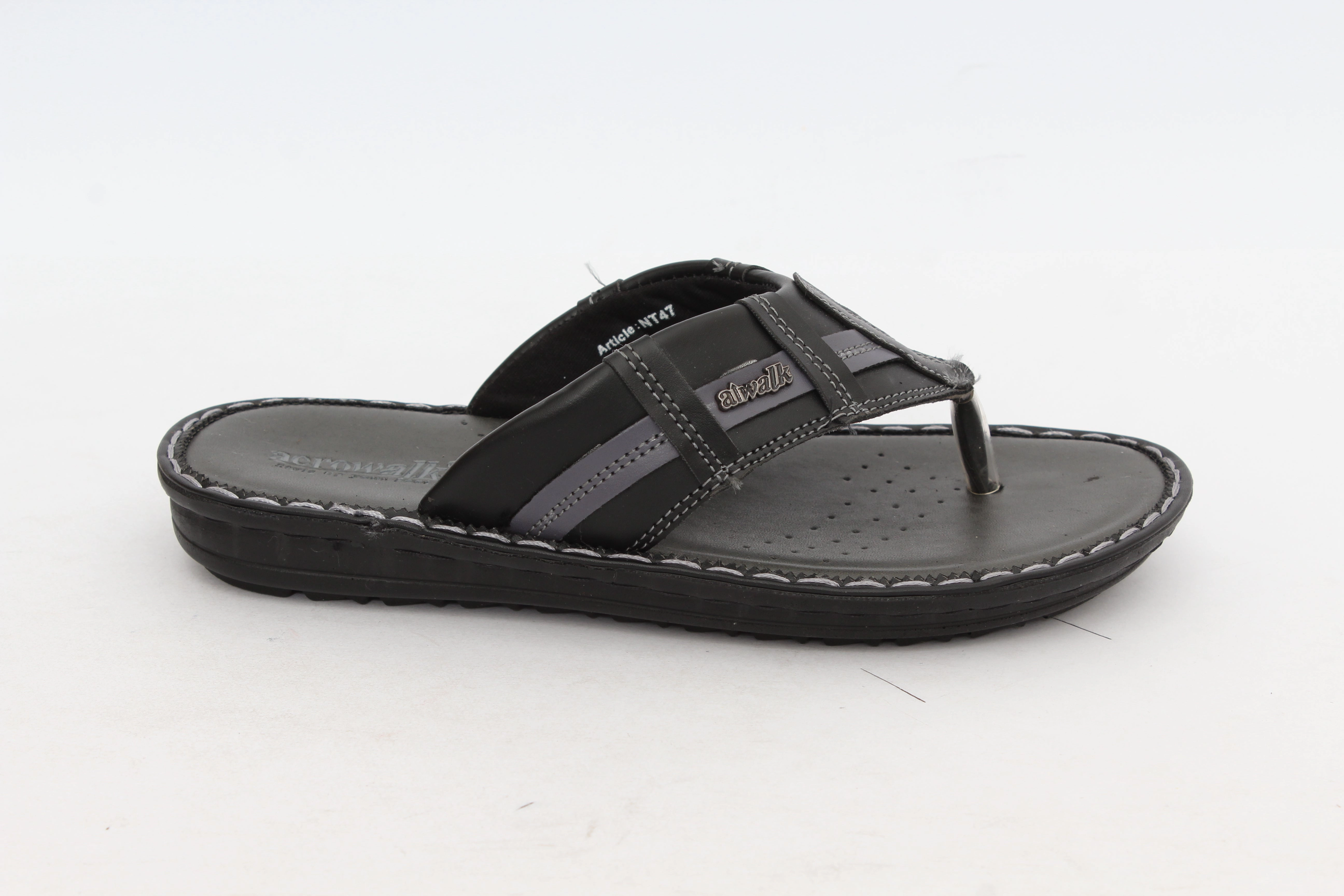 Pantoffeln Tupfen Aerowalk BLACK Slipper with slip-on for male
