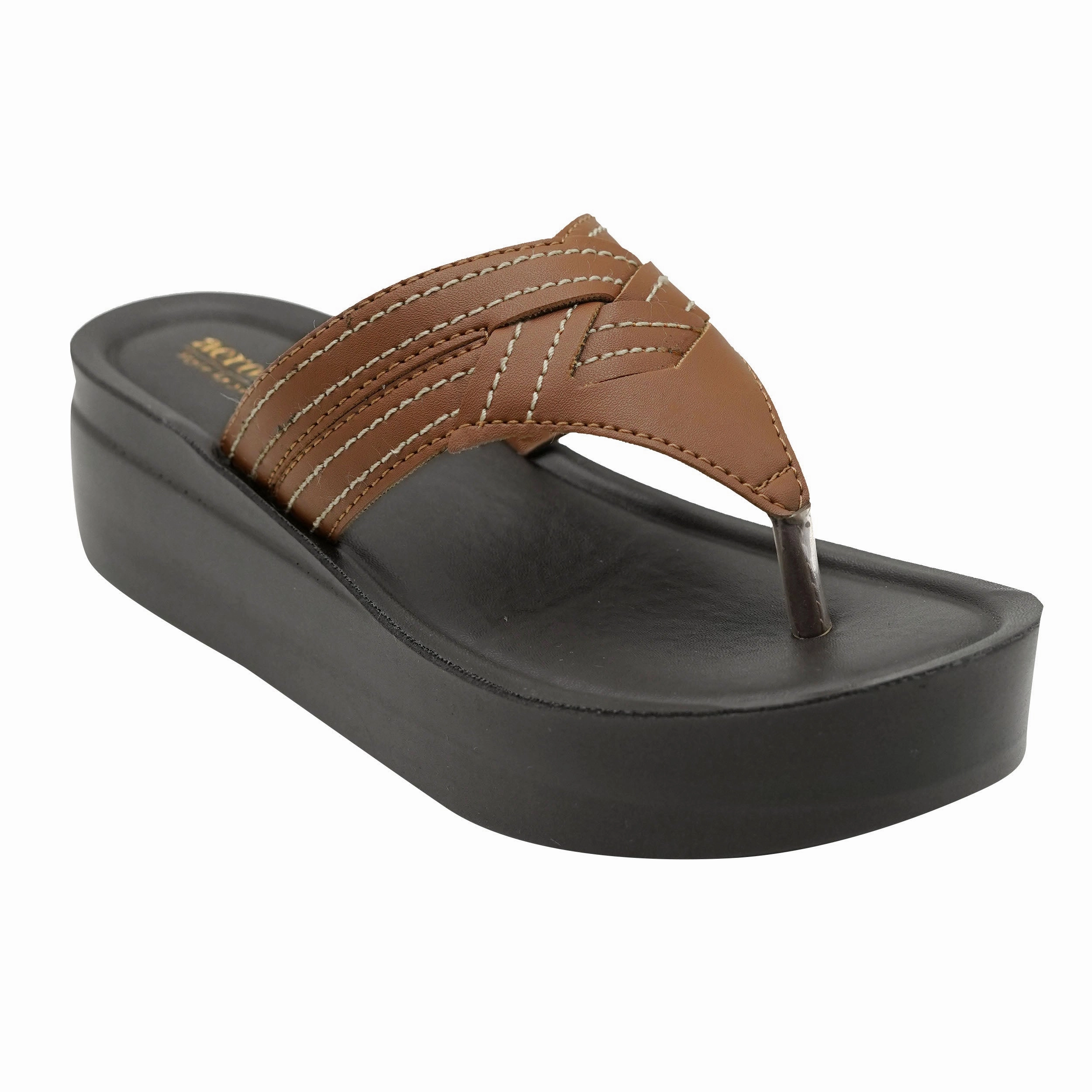 Aerowalk BROWN Slipper with slip-on for female Pantoffeln In Pumpsform