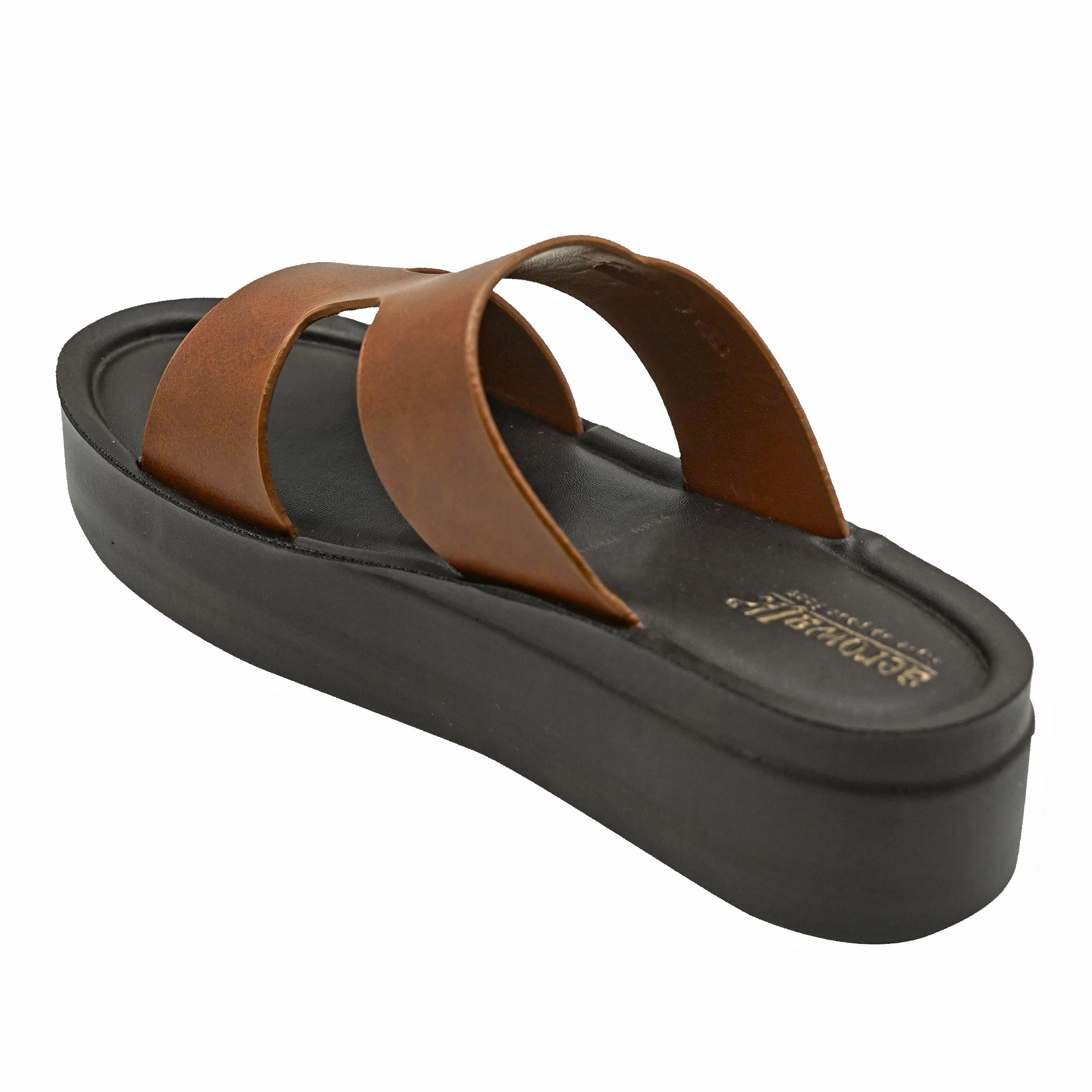 Aerowalk TAN Slipper with slip-on for female Herren Pantoffeln übergröße