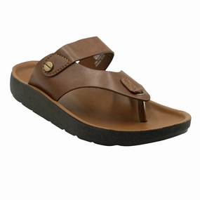 Aerowalk TAN Slipper with slip-on for male Relax Pantoffeln