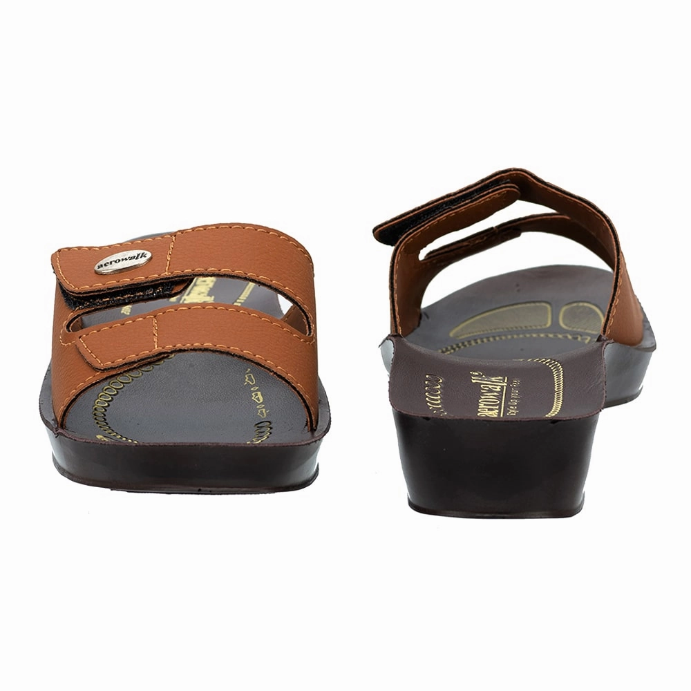 Diabetiker Pantoffeln Mit Einlagen Größe Aerowalk Women Slipper #0402 - TAN