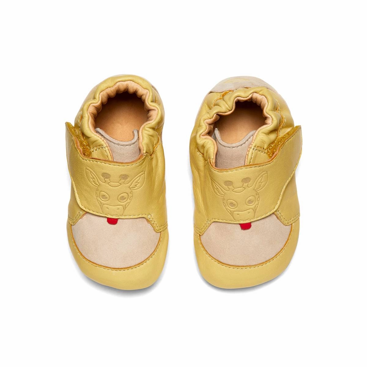 Lederschuhe Ins Wasser Anziehen Affenzahn Krabbelschuh Leder Crawly Giraffe