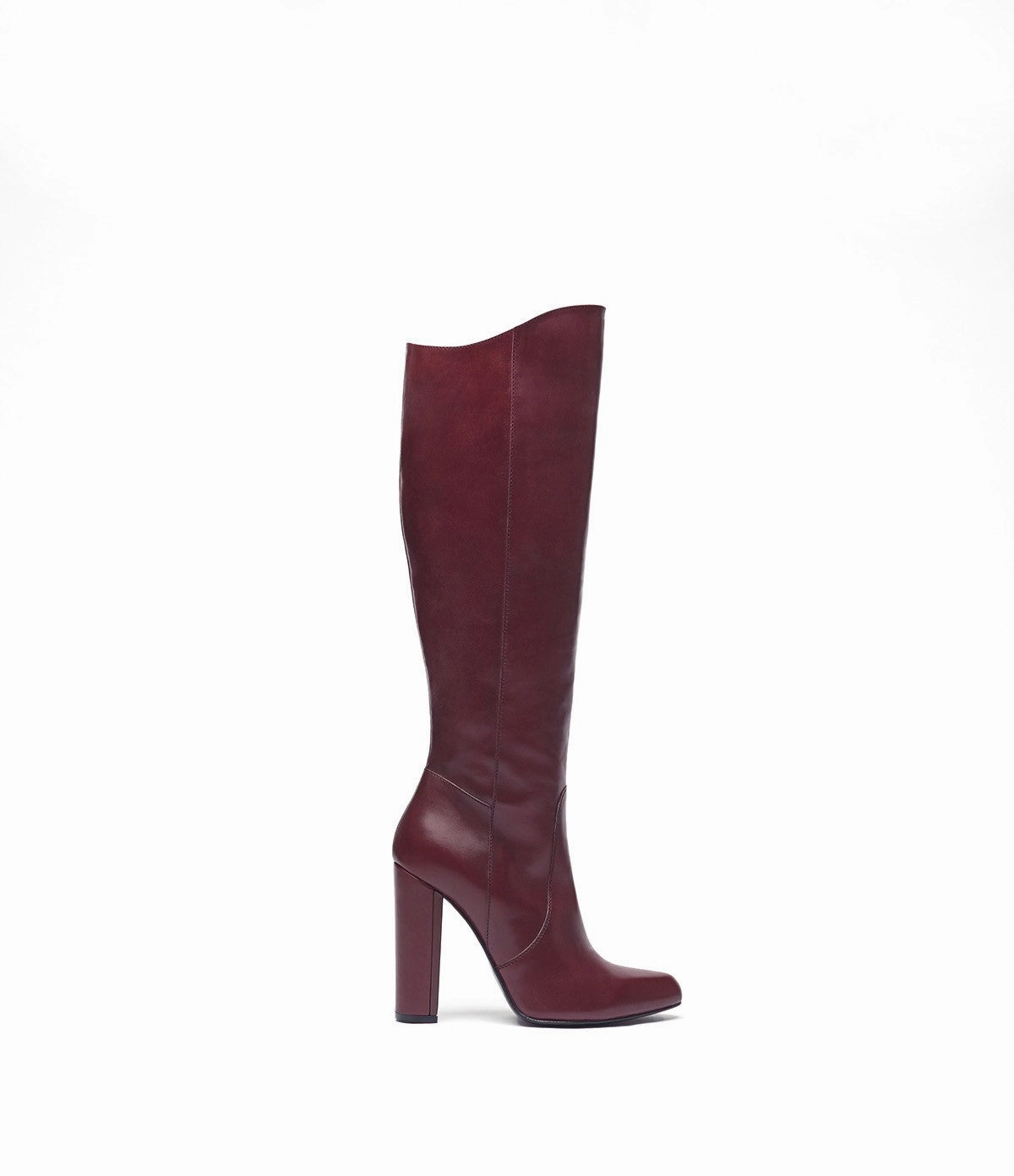 Langschaftstiefel Lola bordeaux Schicke Stiefel Mit Absatz