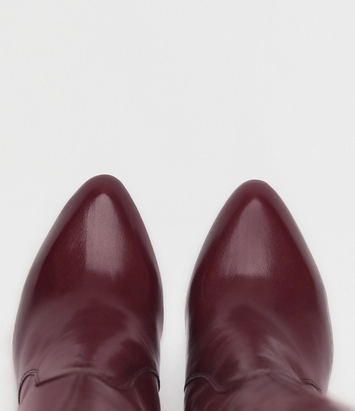 Stiefel Umgeschlagener Schaft Langschaftstiefel Lola bordeaux