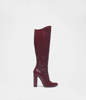 Stiefel Zum Tanzen Langschaftstiefel Lola bordeaux