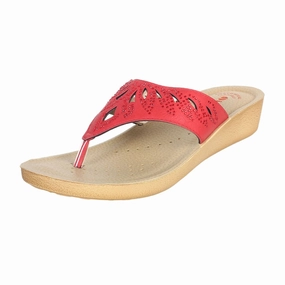 Wohnzimmer Pantoffeln Inblu Women Slipper #PP25 - RED