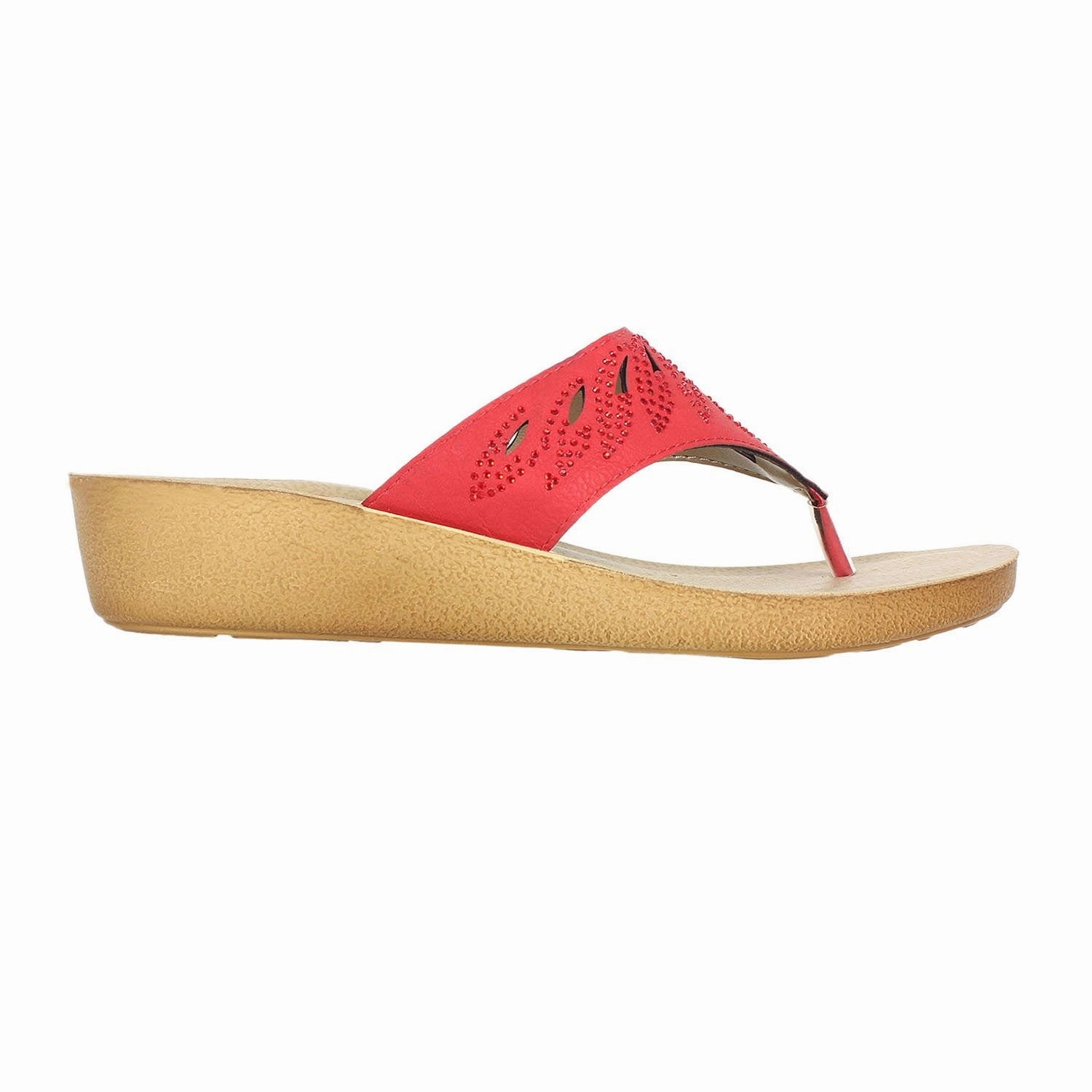 Inblu Women Slipper #PP25 - RED Gabor Damenschuhe Jollis Pantoffeln