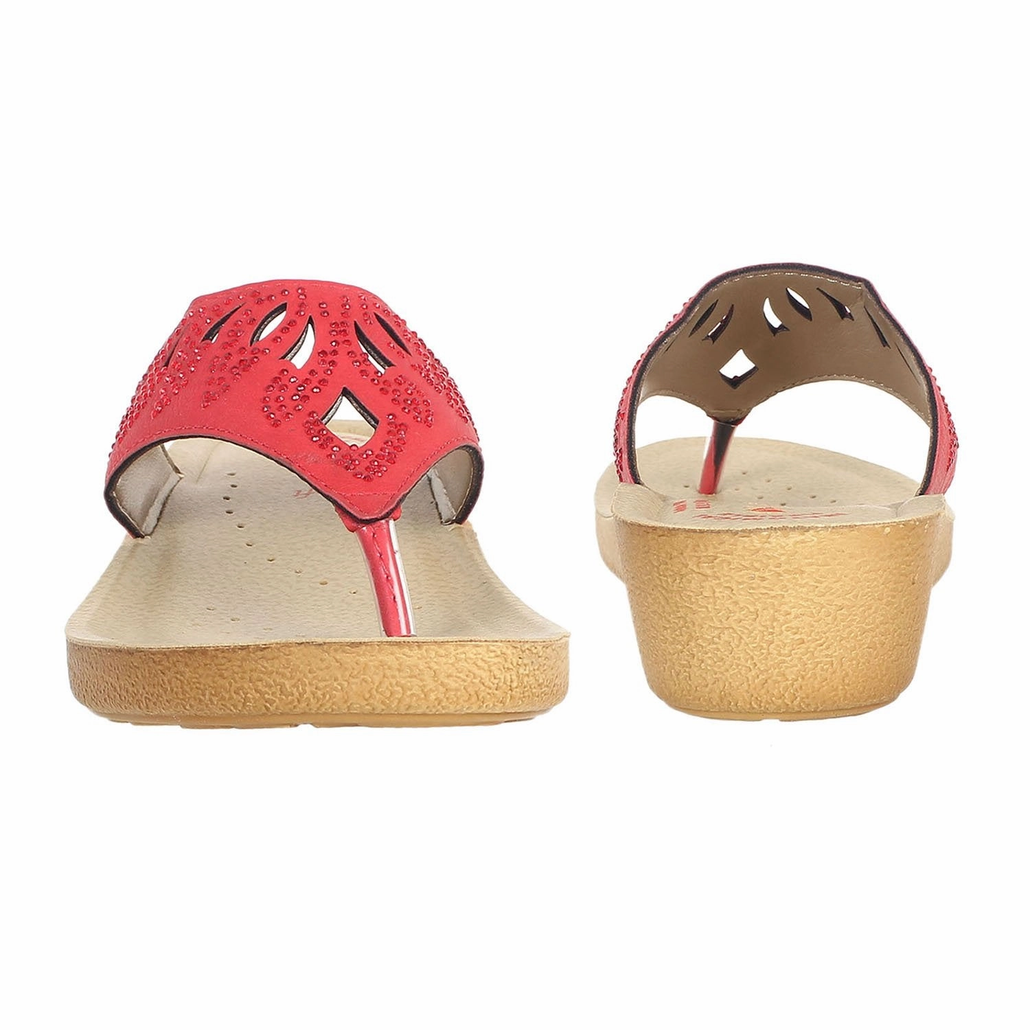 Relax Pantoffeln Inblu Women Slipper #PP25 - RED