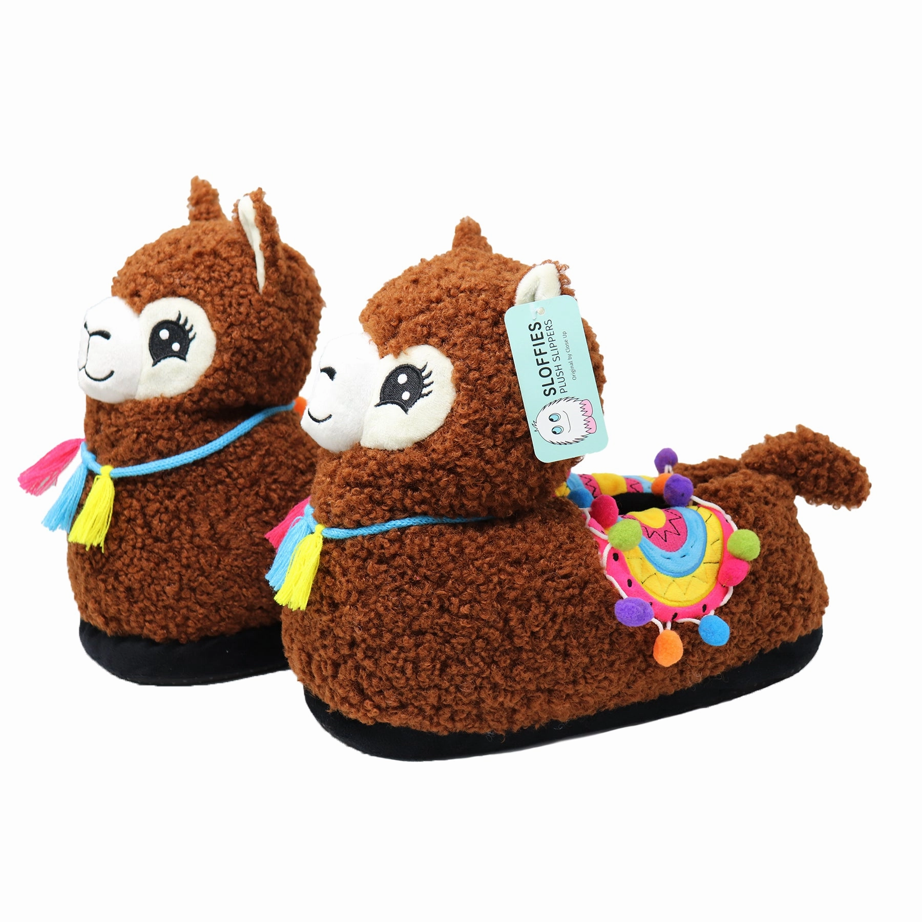 Rieker Pantoffeln Alpaka Plsch Hausschuhe SLOFFIES, One Size Erwachsene