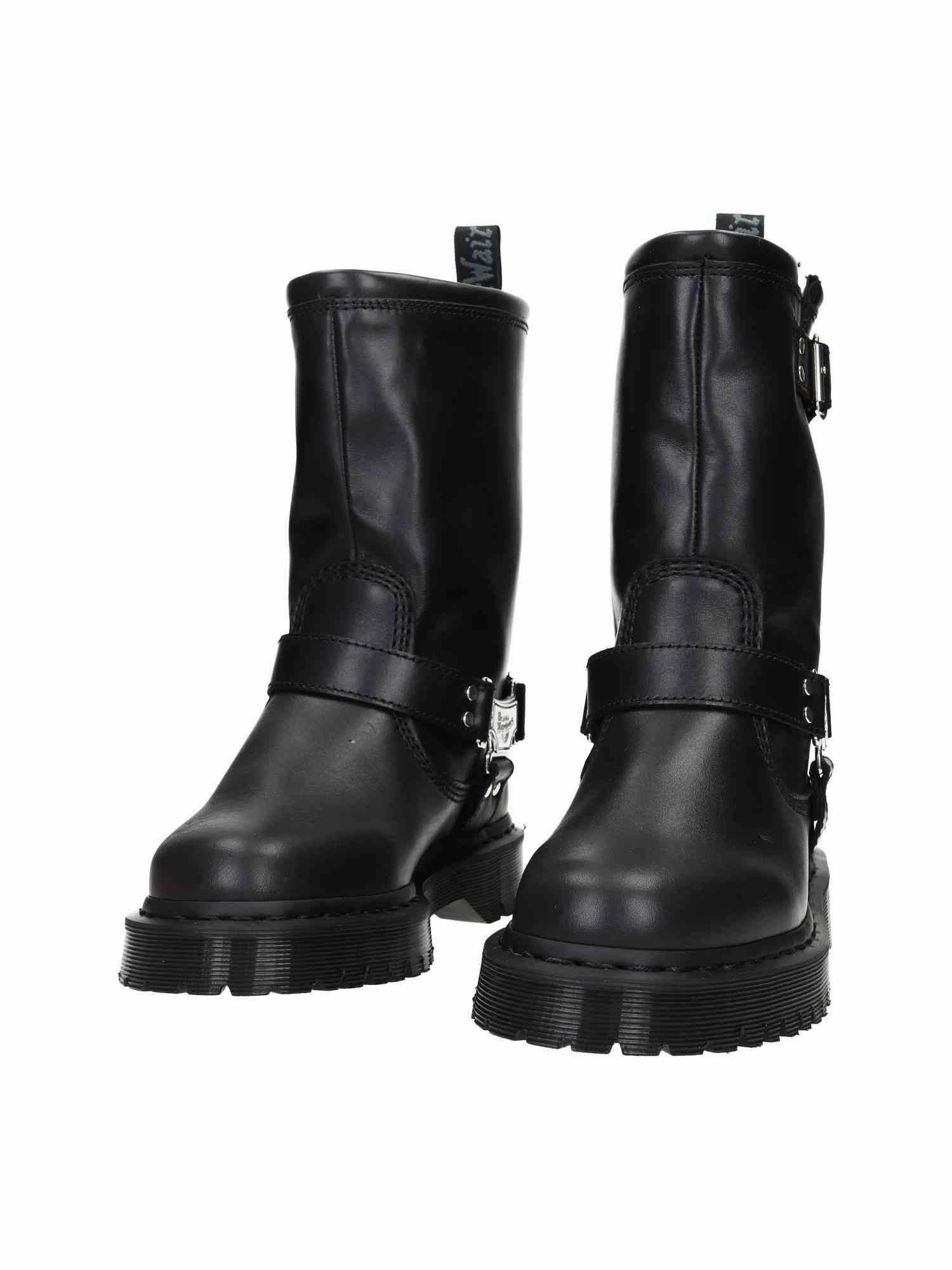 Anistone Hi Wanama black Stiefel Schnellverschluss