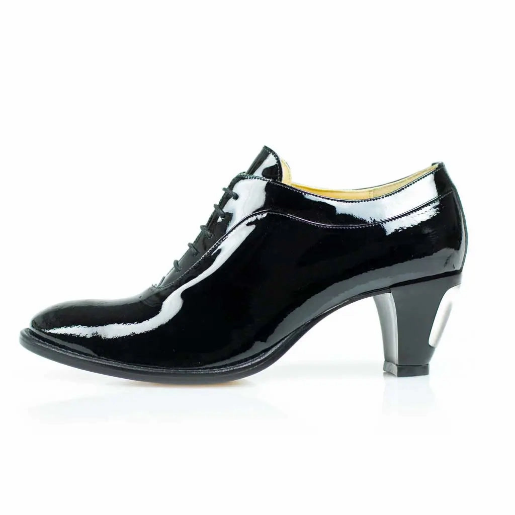 High Heels Comfy Brian Black Patent