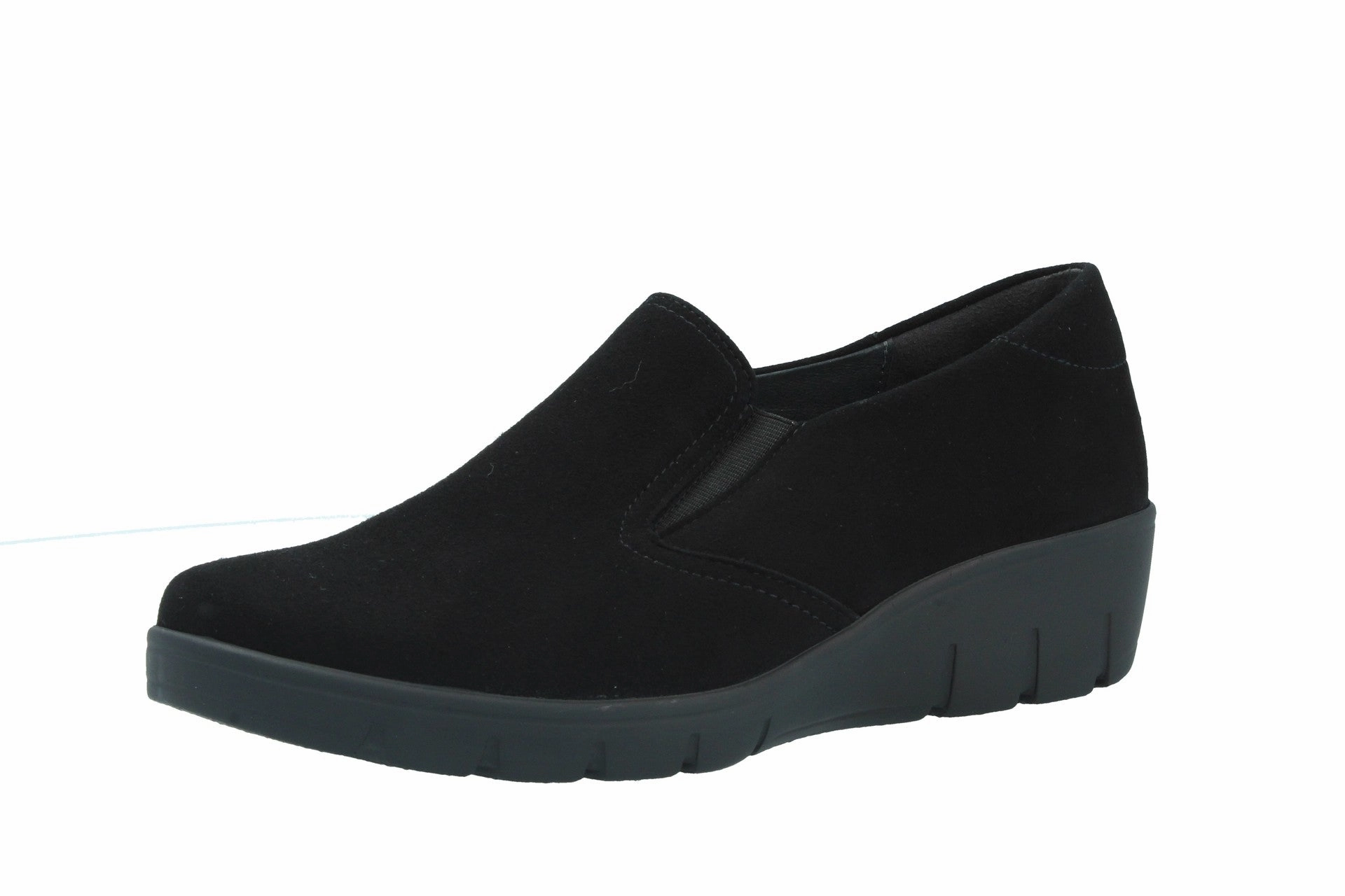 Herren Hausschuhe Pantoffeln 42 Judith  schwarz  Slipper  J7025