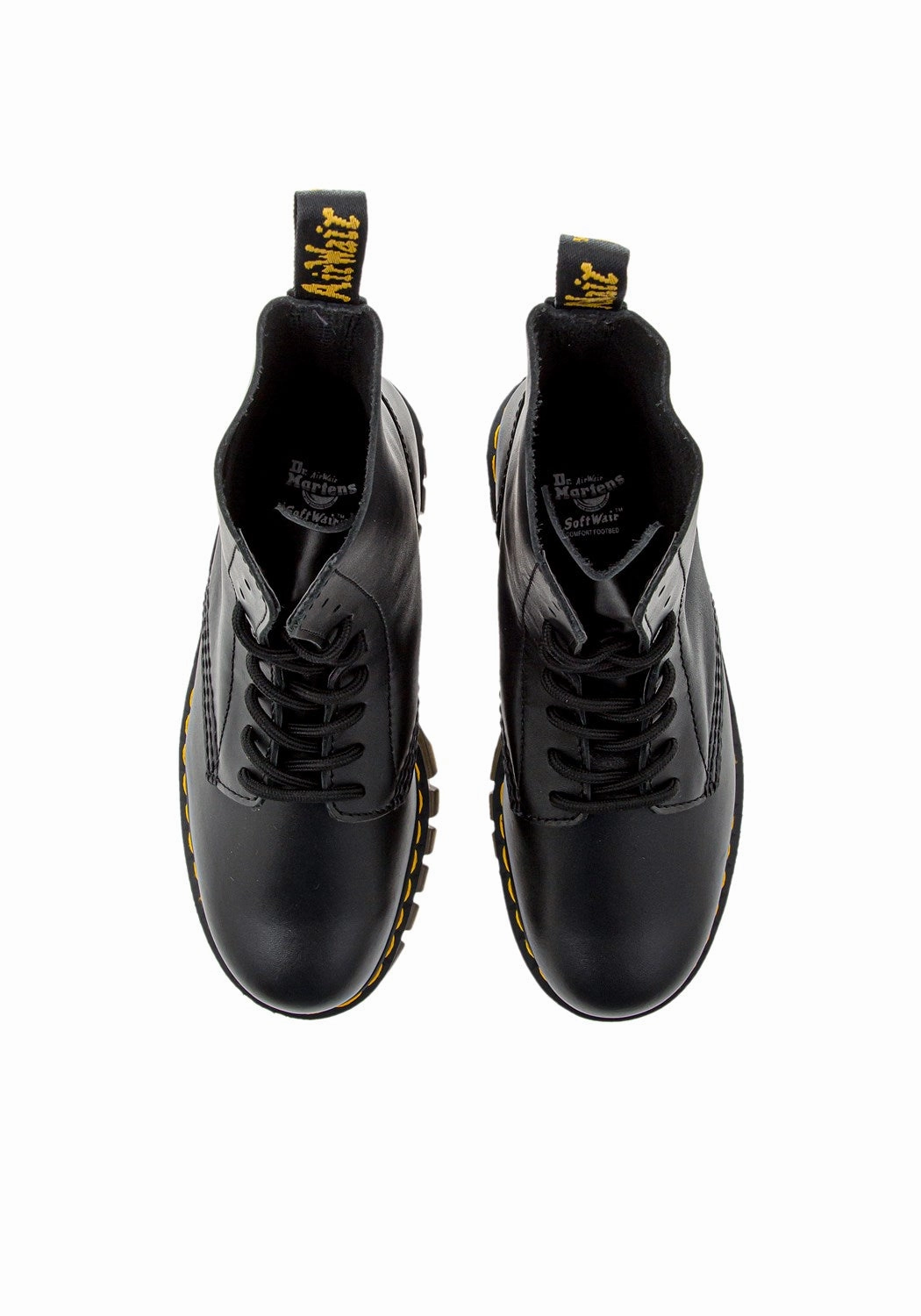 Raven Stiefel Audrick 8-Eye Boo Nappa Lux black