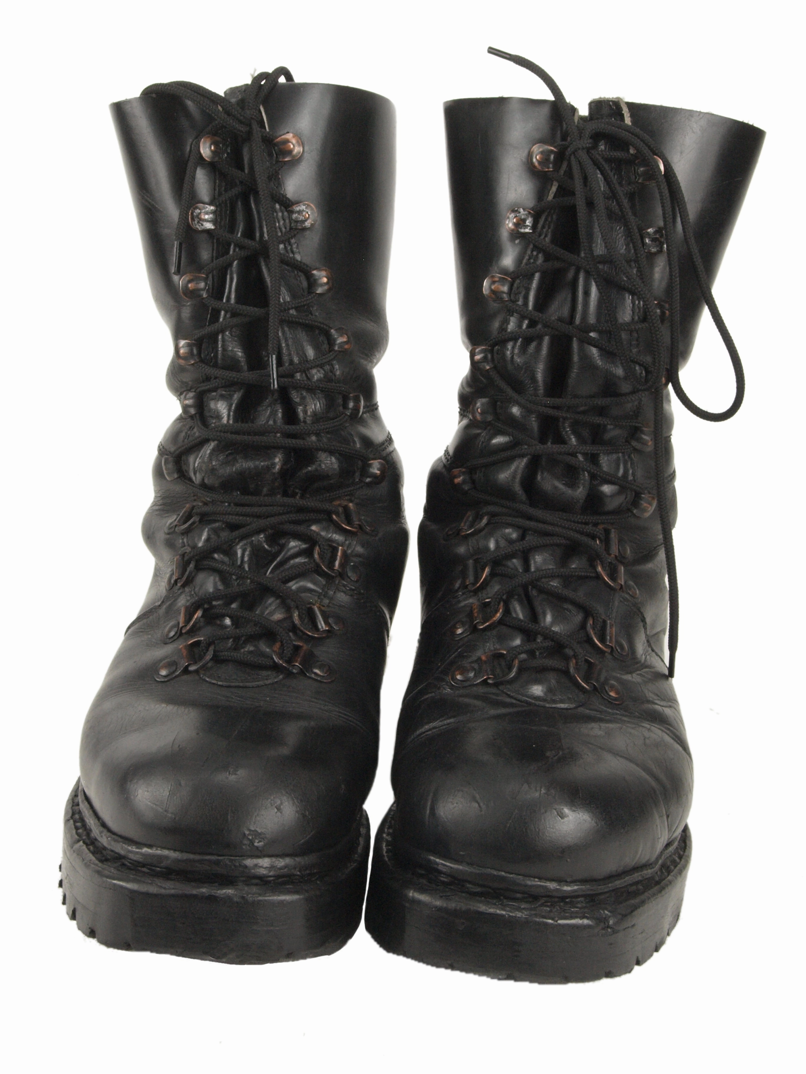 Austrian Army Leather Combat Boots - Half-lined - Unissued Meline Stiefel