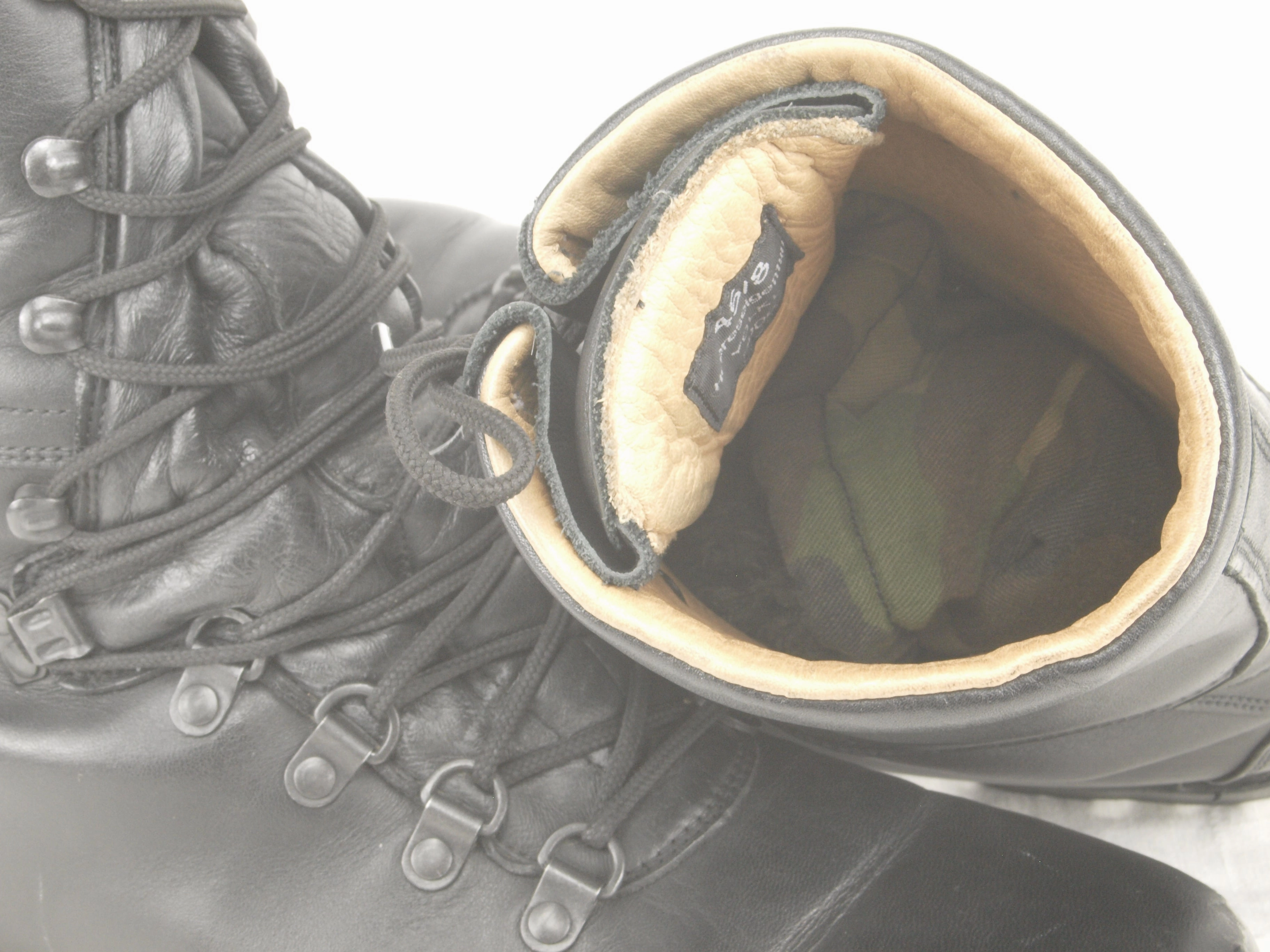 Austrian Army Leather Combat Para Boots Stiefel Absatz 5 Cm