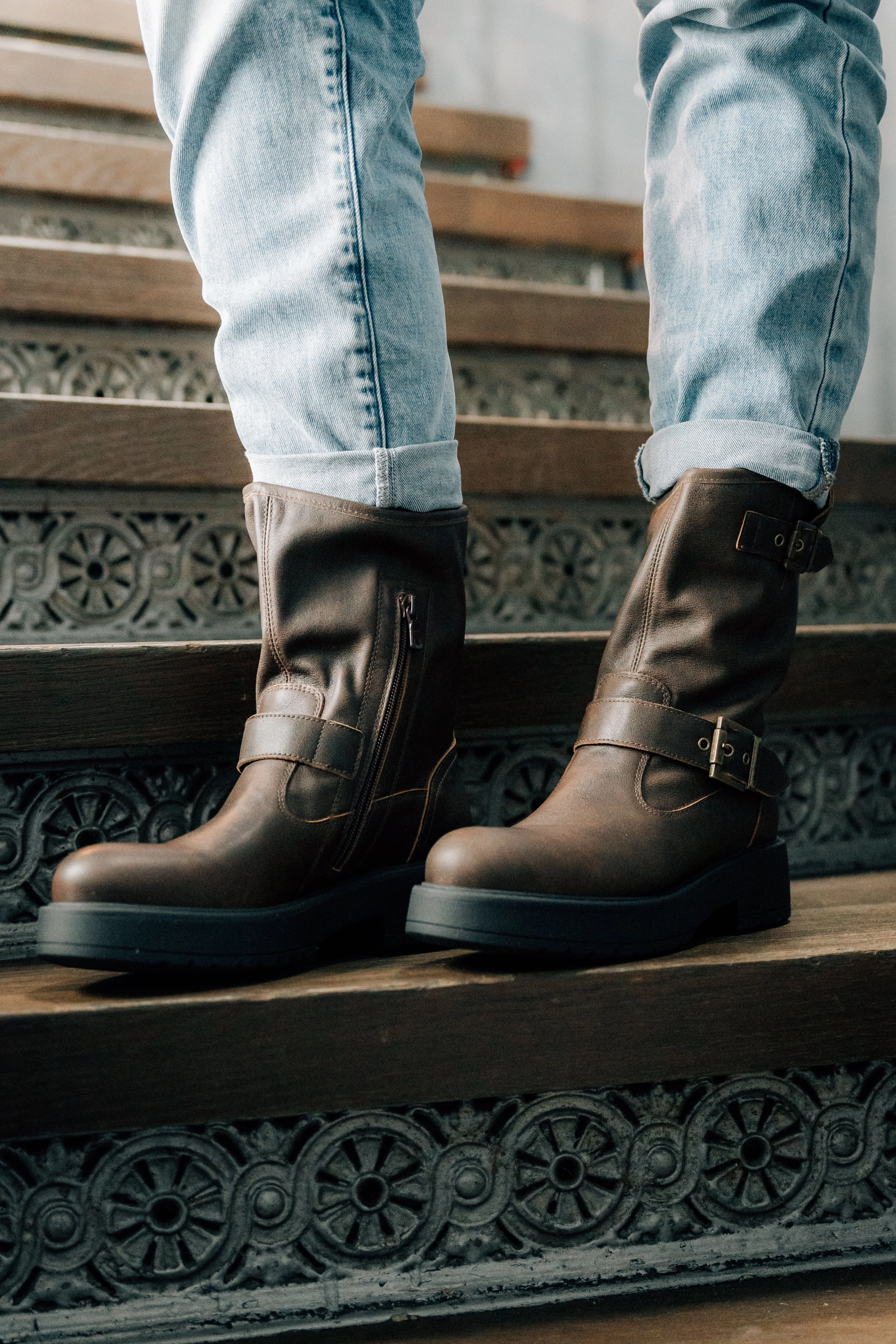 Stiefel Mit Falten Aviator T.Moro Tr Pula 9602 Light N t.di